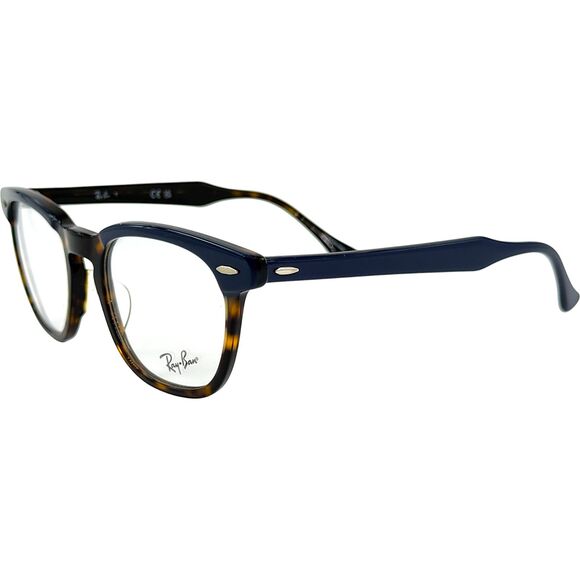 Ray Ban RB5398 Unisex Plastic Eyeglass Frame 8283 Blue On Havana 50-21 - Picture 1 of 5